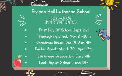 2025-2026 Important Dates