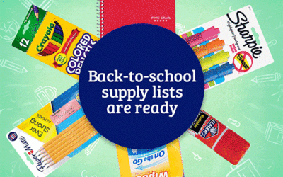 Back to School Supply Lists